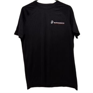 Marines Black Short Sleeve T-Shirt